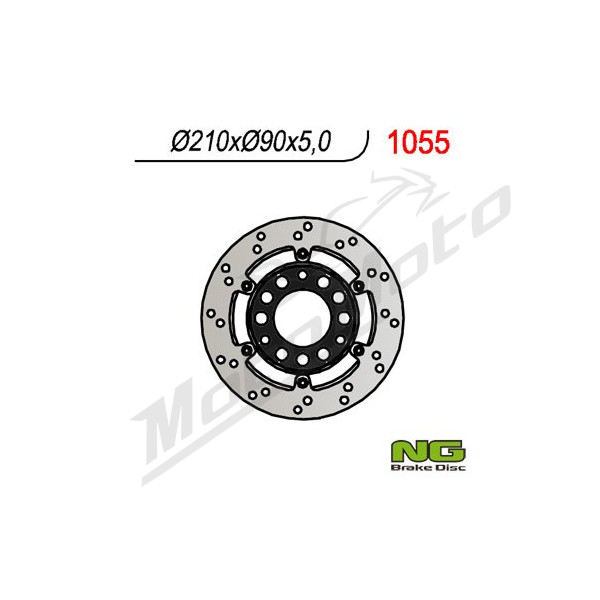 NG BRAKES Floating Rear Brake Disc 210mm Suzuki AN 250-400cc 03-06