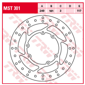 TRW Front Brake Disc Honda CR / CRF 125-450cc 95-17
