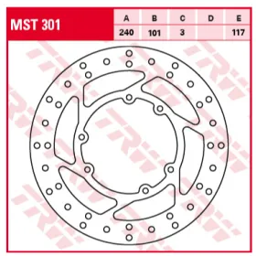 TRW Front Brake Disc Honda CR / CRF 125-450cc 95-17
