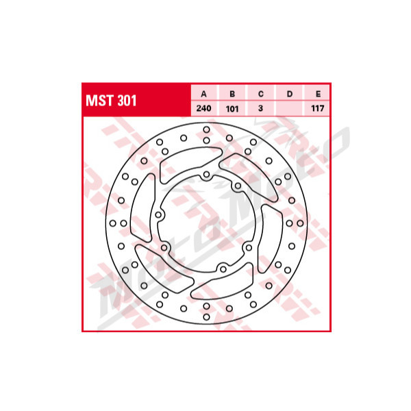 TRW Front Brake Disc Honda CR / CRF 125-450cc 95-17