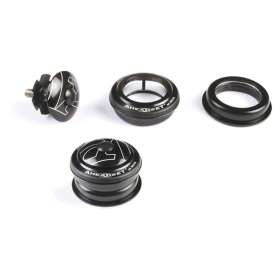 VP COMPONENTS pusiau integruota priekinė vairo kolonėlė aliuminė juoda Ø28,6x41,4 mm