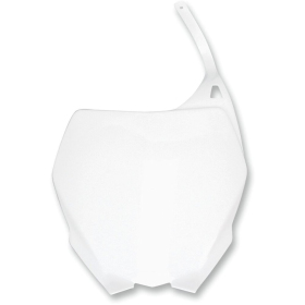 UFO Front Number Plate Yamaha YZ / YZ F 125-450cc 06-14 White