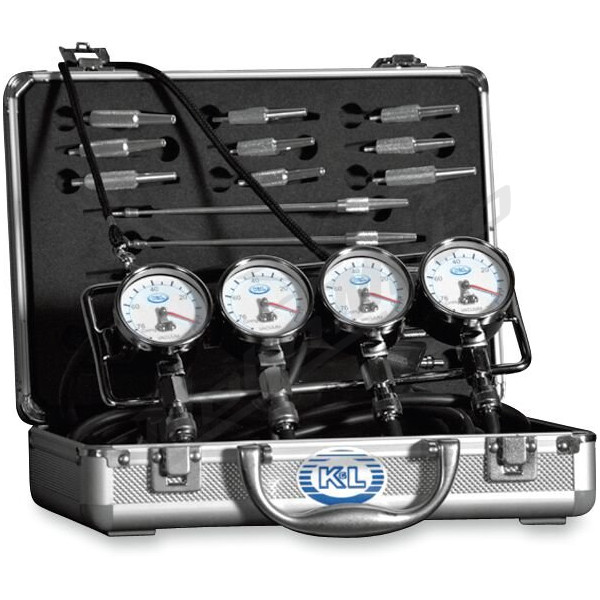 K&L SUPPLY Deluxe Vacuum Gauge Set