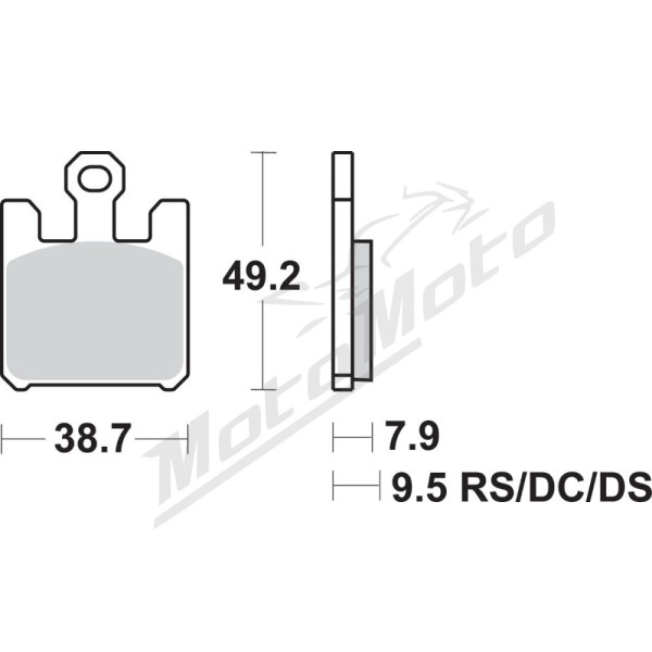 SBS HS Street Excel 788HS Sintered Front Brake Pads Kawasaki / Suzuki 600-1600cc 03-07