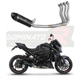 Exhaust kit Dominator LOW LEVEL HP8 BLACK SUZUKI GSX-S 1000 / F 2015 - 2020