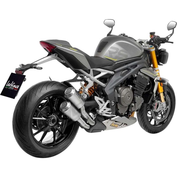 LEOVINCE LV-10 Slip-On Muffler TRIUMPH SPEED TRIPLE 1200 21-24