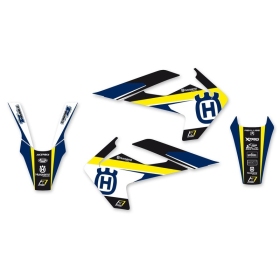 BLACKBIRD Dream Graphic 4 pilnas grafikos rinkinys Husqvarna FC/FE/TC/TE 125-501cc 2016-2019