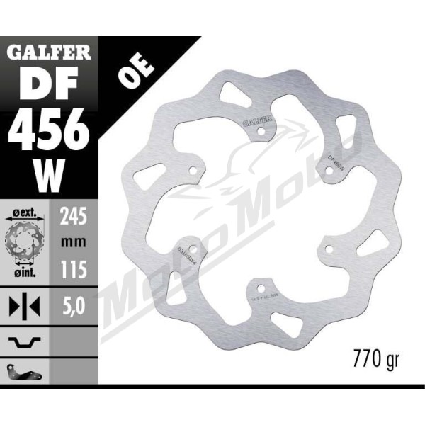 GALFER Wave® Front Right Brake Rotor Yamaha XTZ 750cc 89-97