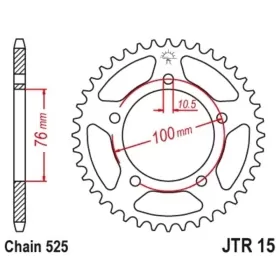 Rear Sprocket JTR15