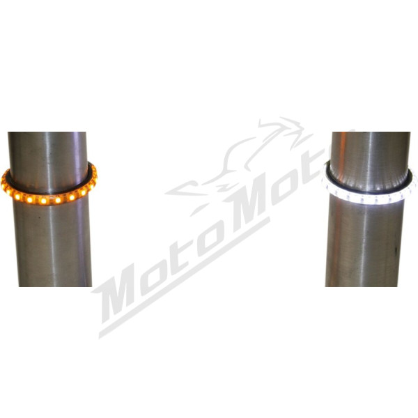 CUSTOM DYNAMICS TruWRAPZ® LED šakių žibintai 41mm Harley Davidson FXS / FXSB 1550-1800cc 07-15