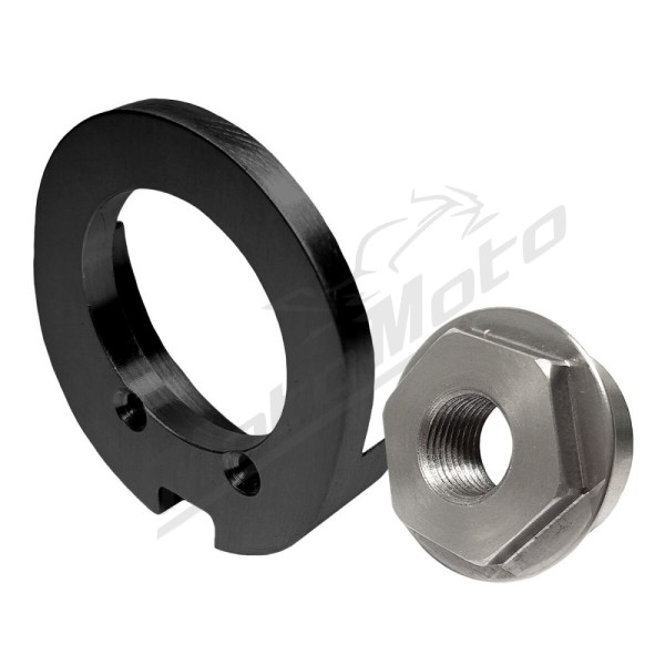 HEINZ BIKES License Plate Side Mount Adapter Ø19mm Harley Davidson FLST / FLSTC / FLSTF / FXSTS / FXSTSI 1340/1800 91-07