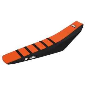 Blackbird Racing Zebra seat cover Black/Orange KTM EXC / EXC-F / SX / SX-F 125-450cc 07-11
