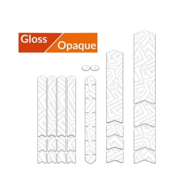 ALGIS frame protective stickers set (glossy-white lines) L