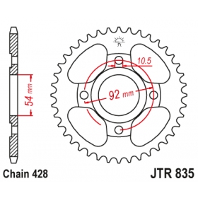 Rear sprocket JTR835