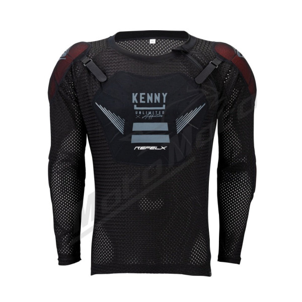 Kenny racing buzer chest protector on mesh body protector mtb reflex kids