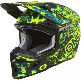 Oneal 3Series Assault Neon Motocross Helmet