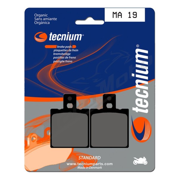TECNIUM Street Organic Brake pads Cagiva / Derbi / Aprilia / KTM / Ducati / Yamaha 125/750 77-13