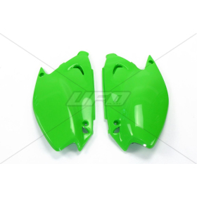 UFO Galiniai šoniniai plastikai žali Kawasaki KX 125-250 03-17