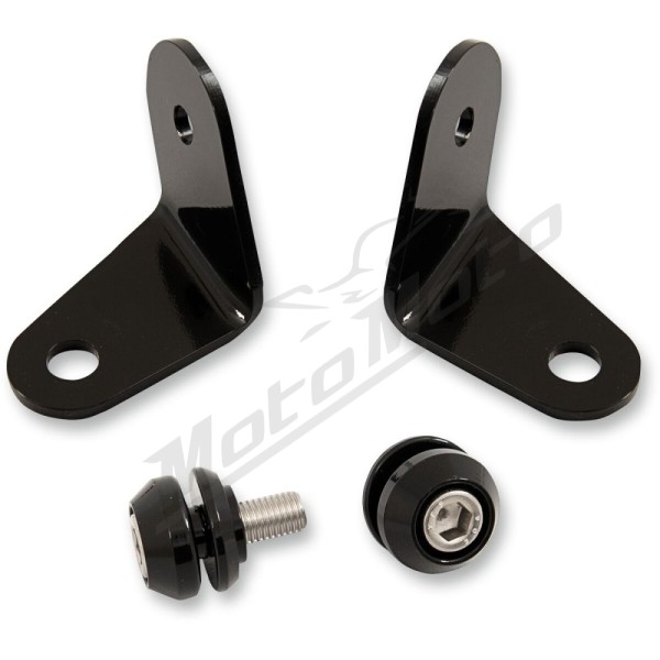 MEMPHIS SHADES HD Turn Signal Relocation Hardware Kit Harley Davidson FLSTC / FLSTCI / FLSTF / FLSTFI / FLSTN 1340-1584 88-10