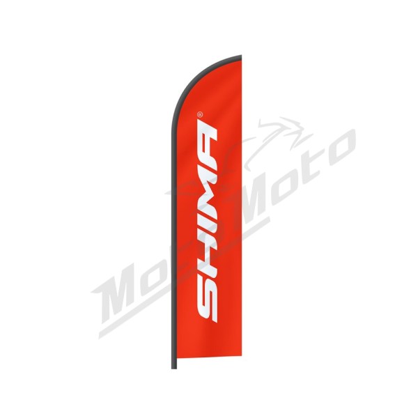 Shima "Logo" Flag Red
