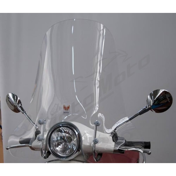 Issota Windshield Vespa Elettrica / Primavera 50-180cc 13-> Clear 650x555mm