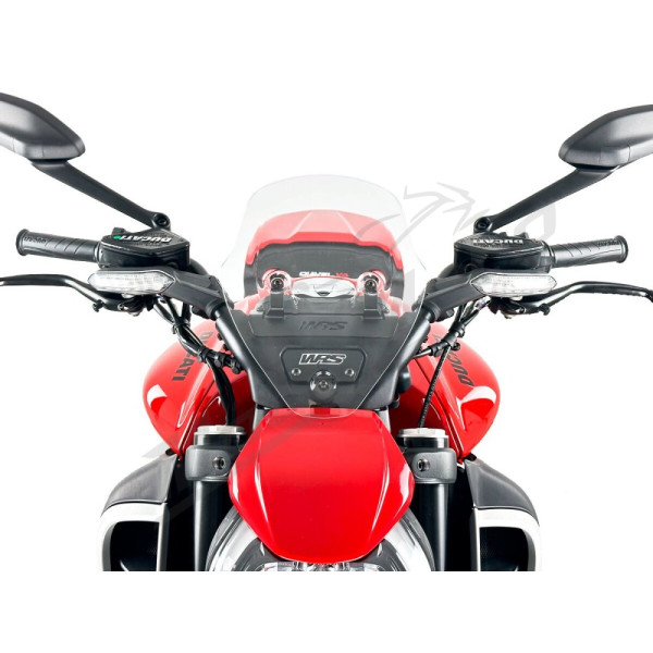 WRS DU030T SPORT Priekinis stiklas Skaidrus Ducati Diavel V4 1200 ABS 23-25