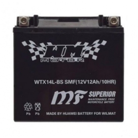 Battery WTX14L-BS / YTX14L-BS SMF 12V / 12Ah