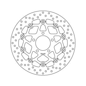 Brembo Serie Oro priekinis stabdžių diskas Suzuki GSX-R 600-1000