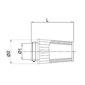 BMC Air Filter Tapered Ø32mm - FMSA32-63