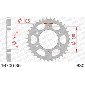 AFAM Steel Standard Rear Sprocket 630 35 teeth KAWASAKI Z 900 73-76