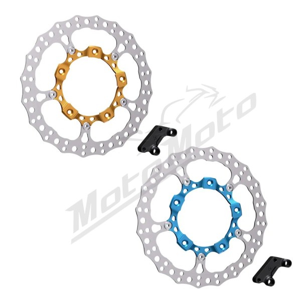 ARLEN NESS Big Brake 14" Full Floating Brake Rotor Kit Harley Davidson FLHR / FLHRXS / FLHTCU / FLHTCUTGSE 1690-1923cc 14-24