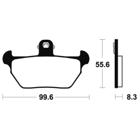 TECNIUM Street Organic Brake pads MA144 BMW K / R 800-1100cc 88-99