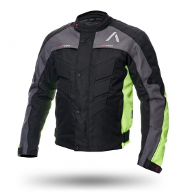 ADRENALINE PYRAMID 2.0 grey/green/black textile jacket for men