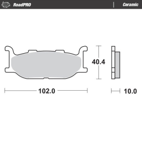 MOTO-MASTER Ceramic Front Brake Pads Yamaha SCR / SRV / XJ / XV / XVS / XVZ 250-1600 90-21