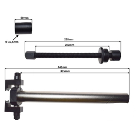 Front fork bearing puller