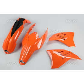 UFO Complete Plastic Kit Orange KTM EXC 09-11