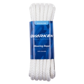 Qvarken Mooring Rope Dockline with thimble White