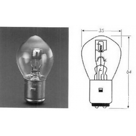 Light bulb 6V 25/25W BA20D / 1pc