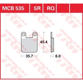 TRW All Round Sintered Metal Brake Pads Aprilia / Beta / CPI / Derbi / GasGas / Gilera / Husqvarna / Italjet / Peugeot / Rieju / Suzuki / Yamaha 50-250cc 90-20