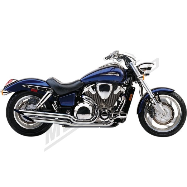 COBRA Angled Slashcut Exhaust System Honda VTX 1800 C/F 02-08