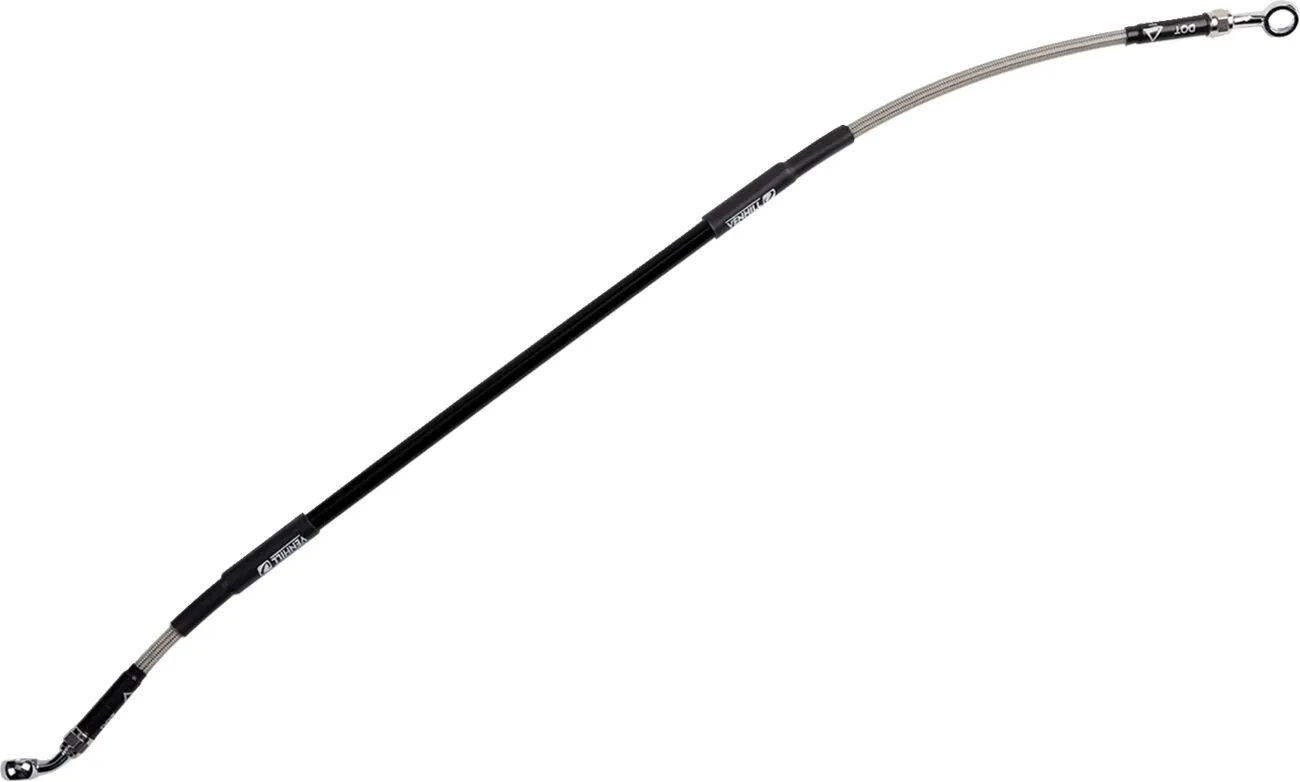 MOOSE OFFROAD Rear Stainless Steel Braided Brake Line Husqvarna WR 125cc 98-05