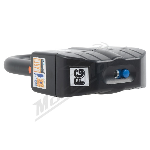 Oxford Boss Alarm 16mm Black + 12mm x 1.5m Chain