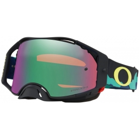 Krosiniai Oakley Airbrake Eli Tomac Camo Army Blues akiniai