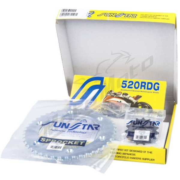 SUNSTAR Grandinės ir žvaigždučių kompl. 520RDG Yamaha TTE 600 96-98