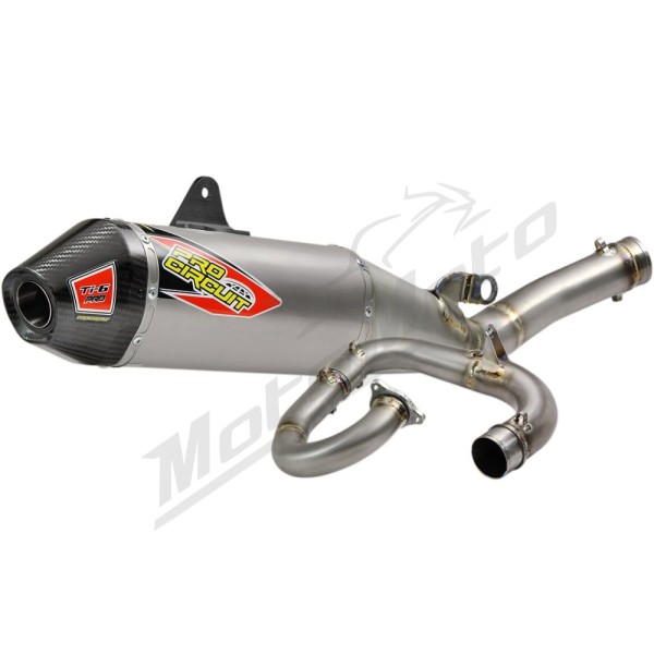 PRO CIRCUIT Ti-6 Pro Exhaust System Titanium/Carbon Fiber Yamaha YZ 450F 18-19