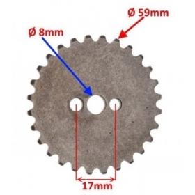 Camshaft sprocket CHINESE SCOOTER 28teeth