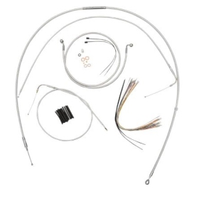 MAGNUM SHIELDING Sterling Chromite Cables / Lines Kit 38/43cm Harely Davidson FLHR 1750 21-22