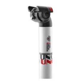 UNO TS 655 dviračių sėdynės stovas - 350mm Ø30.9 Baltas