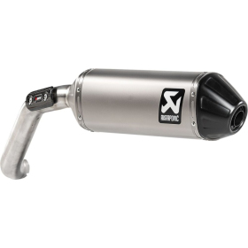 AKRAPOVIC Slip-On Line Muffler Titanium Moto Guzzi V85 850TT 18-24