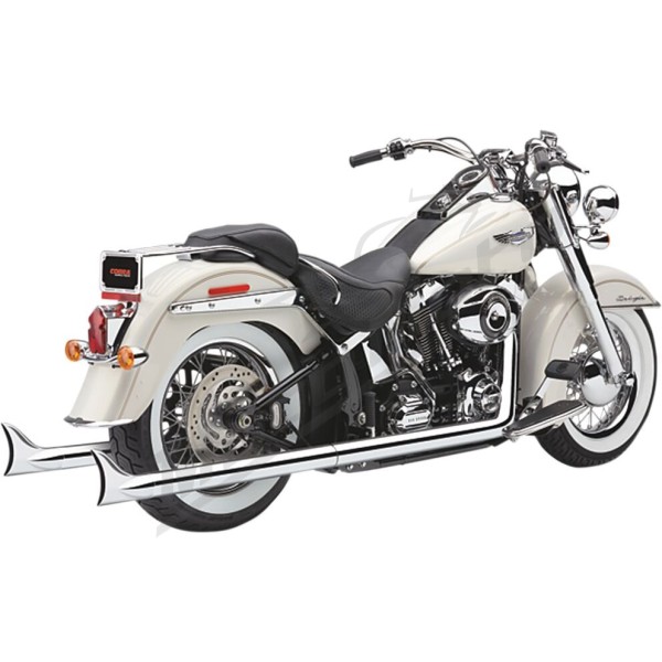 COBRA Bad Hombre Dual Exhaust System Harley Davidson FLST / FLSTC / FLSTCI / FLSTF / FLSTFI / FLSTN / FXST / FXSTD / FXSTS 1340-1450cc 86-06